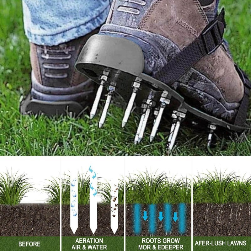 Farming Agriculture Tools - Gras Nagels Tuinieren Wandelschoenen Gazon Beluchter
