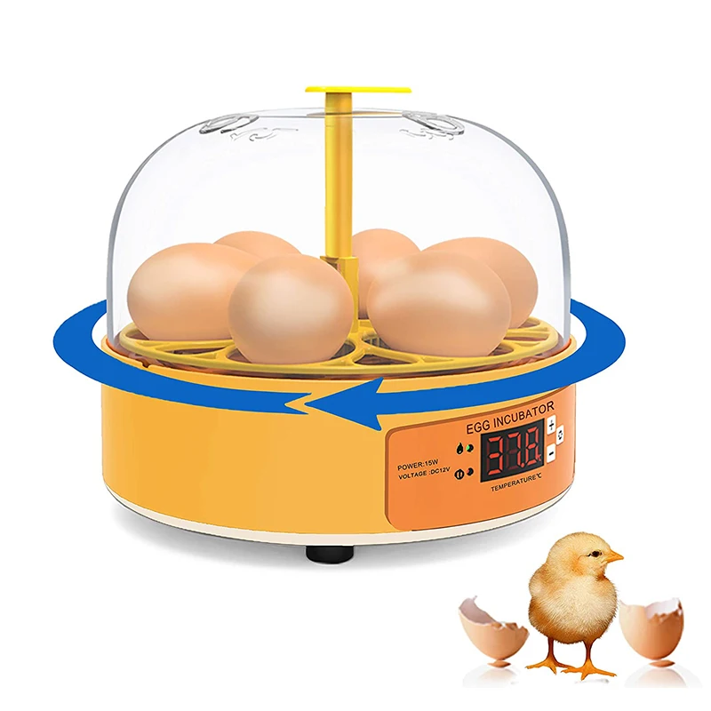 Poultry Incubator - Broedmachine Kip Eend Gans 6 Eieren