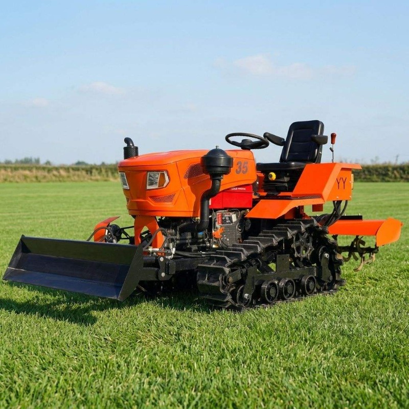 Rupsbandtractor 4WD rotorkopeg - Farming Agriculture Equipment recensie en prijs